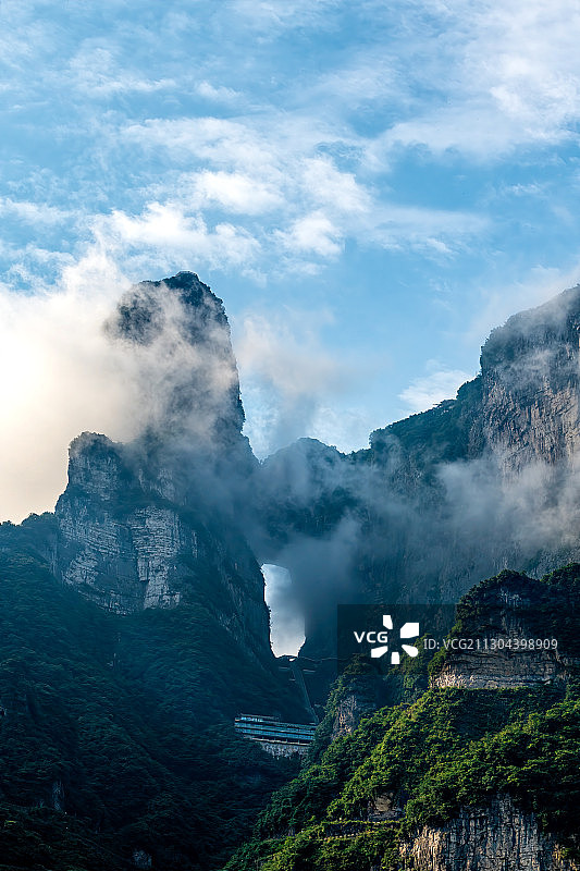 天门洞图片素材