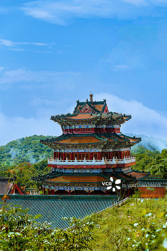 天门山寺图片素材