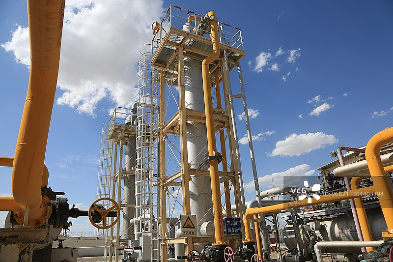 原油天然气处理站图片素材