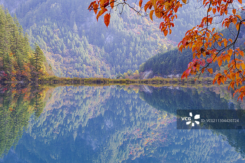 九寨沟——镜海图片素材