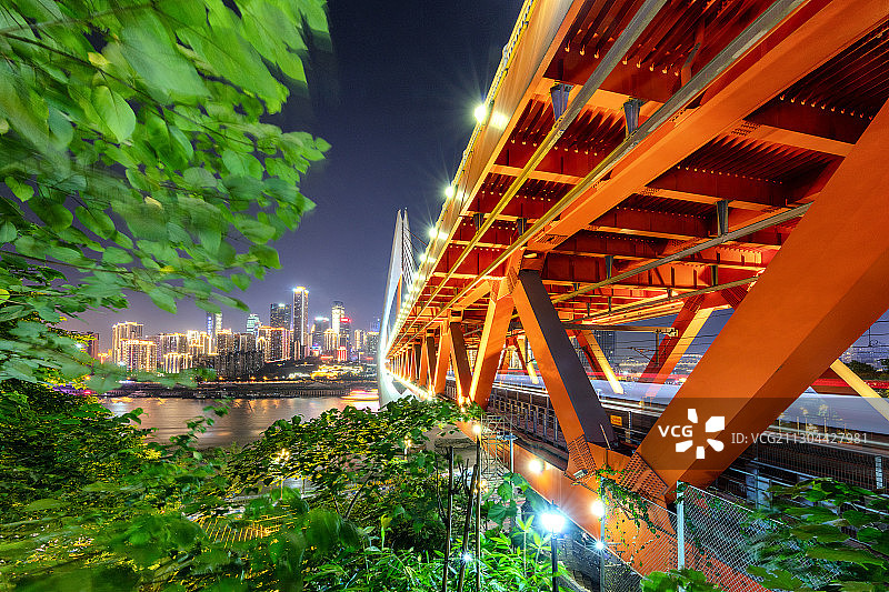 重庆市东水门大桥图片素材