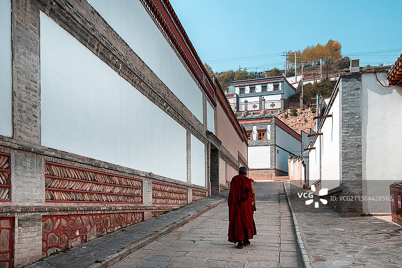 青海省塔尔寺风光图片素材