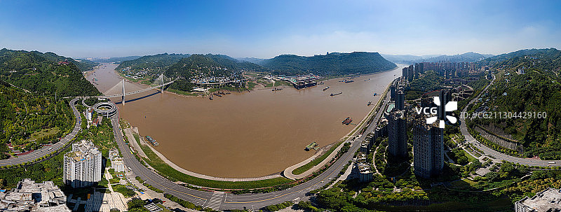 重庆城市建筑涪陵城区图片素材