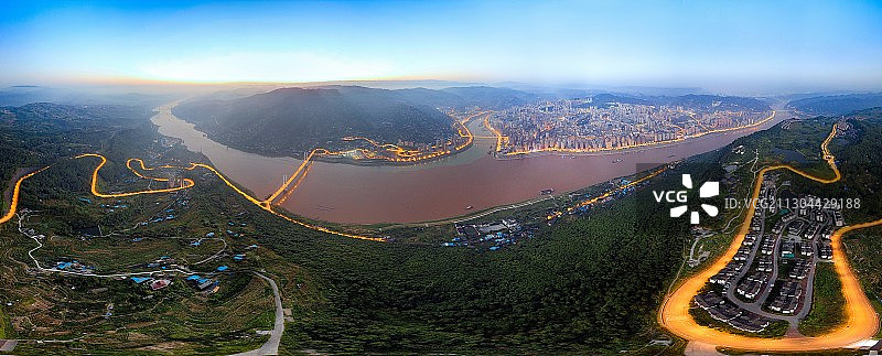 重庆城市建筑涪陵城区图片素材