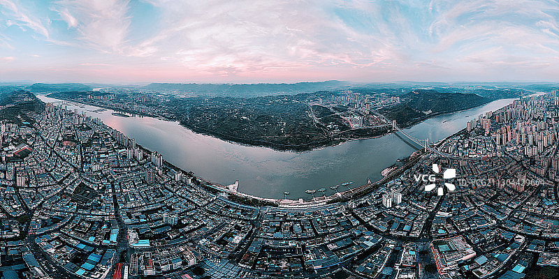 重庆城市建筑-江津全景图片素材
