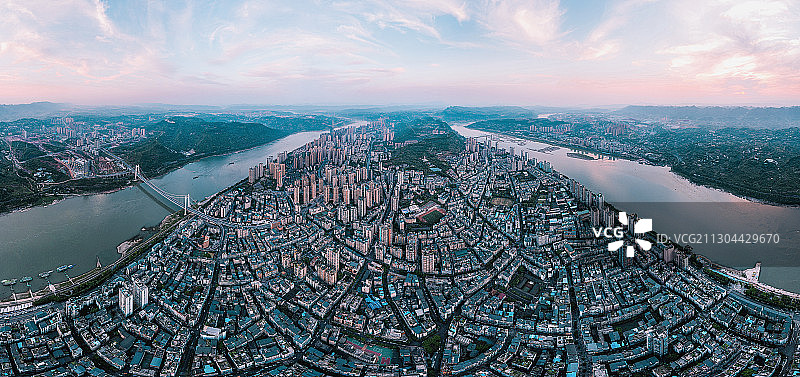 重庆城市建筑-江津全景图片素材