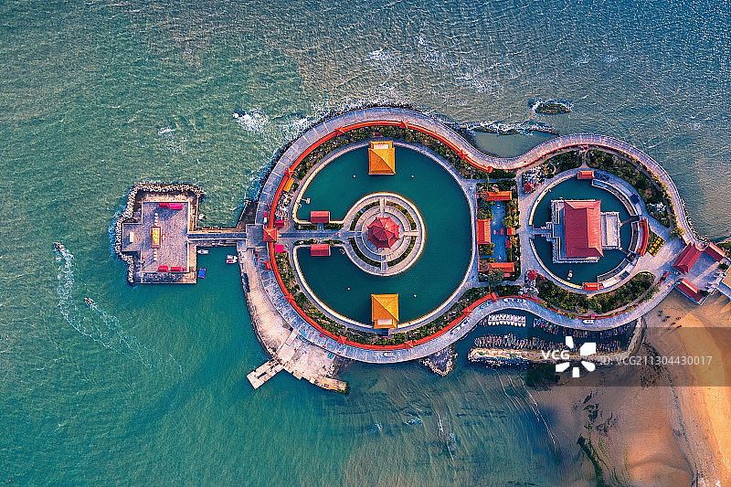 山东烟台蓬莱八仙过海口景区图片素材