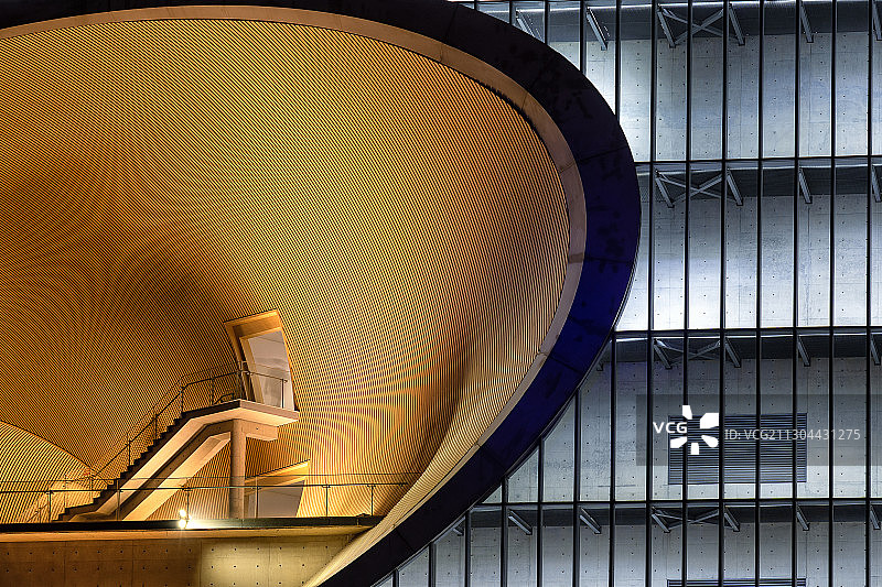 上海嘉定保利大剧院建筑结构图片素材