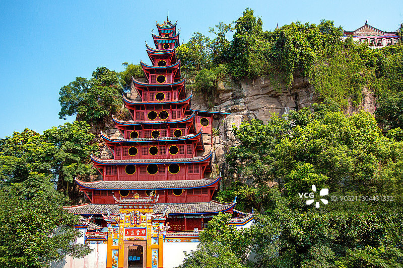 重庆忠县石宝寨景区图片素材