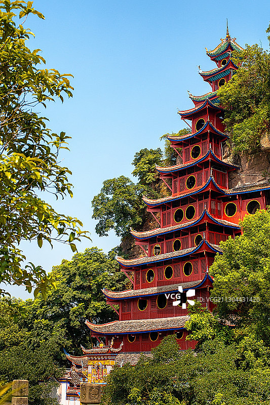 重庆忠县石宝寨景区图片素材