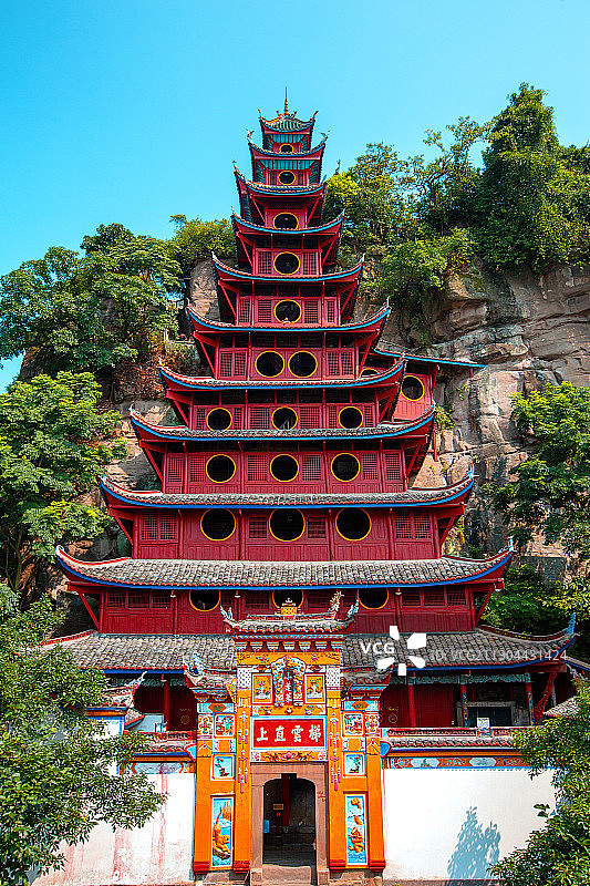 重庆忠县石宝寨图片素材
