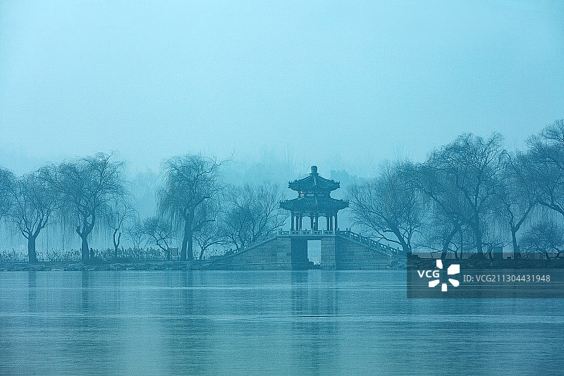 北京颐和园风光图片素材