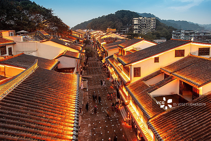 重庆城市建筑-黄桷娅老街图片素材