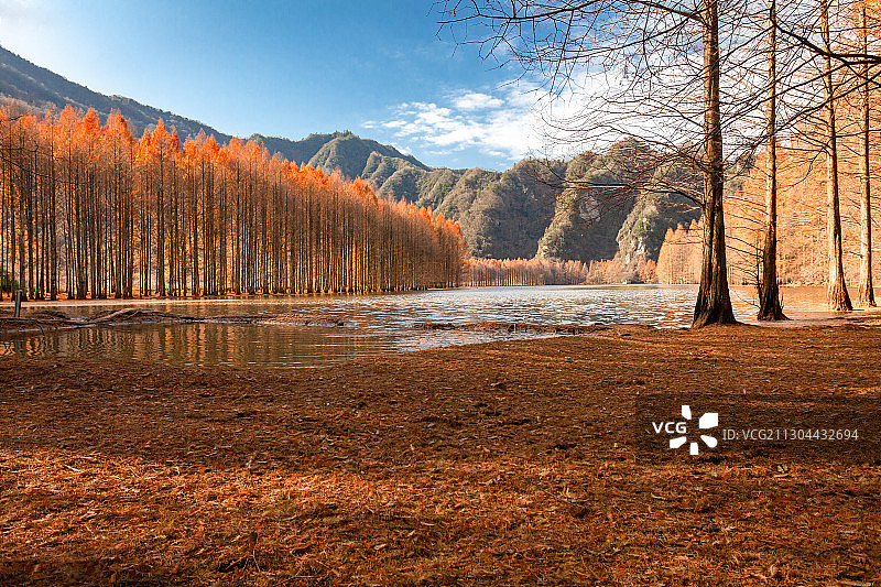 陕西省龙池风景图片素材