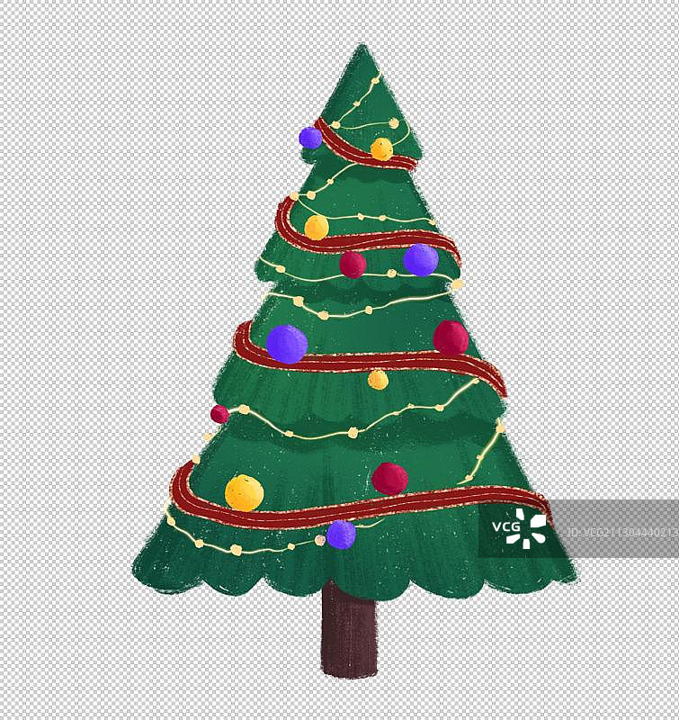 圣诞树元素图片素材