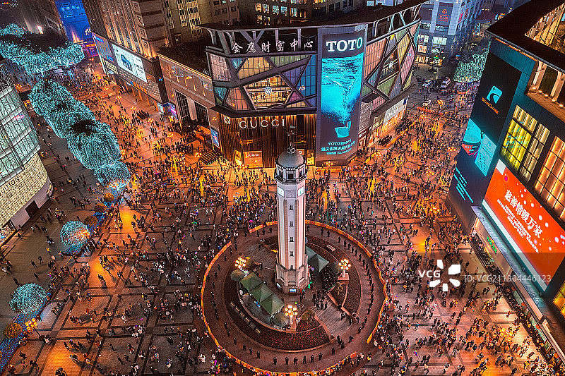 重庆城市建筑-解放碑图片素材