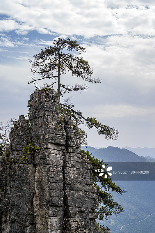 恩施大峡谷神仙峰图片素材