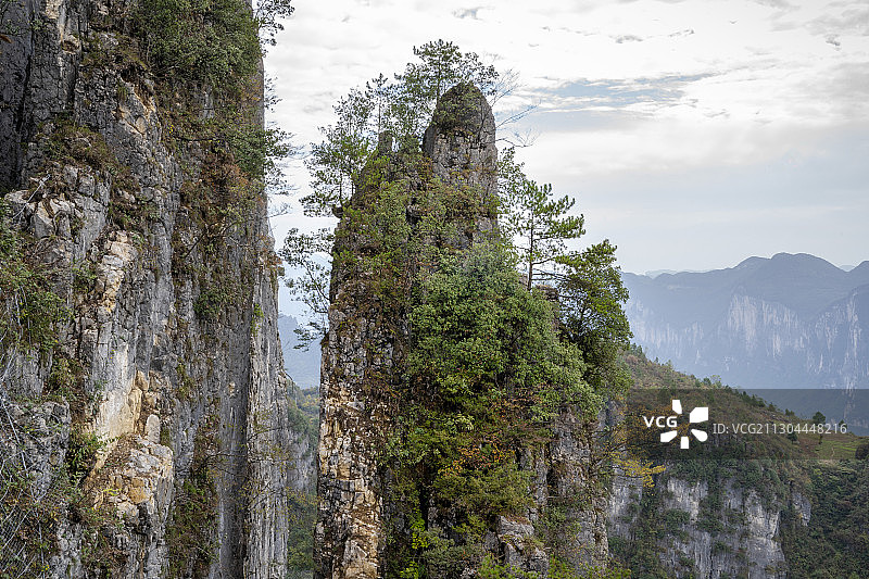 恩施大峡谷神仙峰图片素材