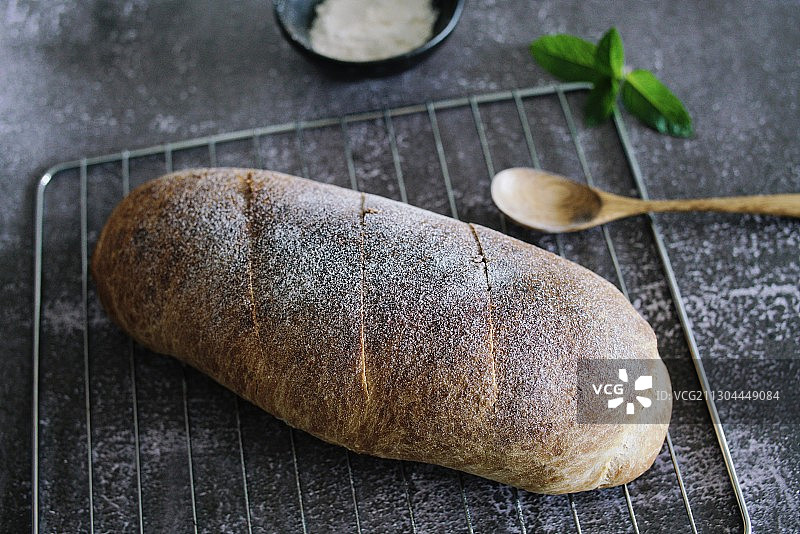 自制大列巴面包图片素材