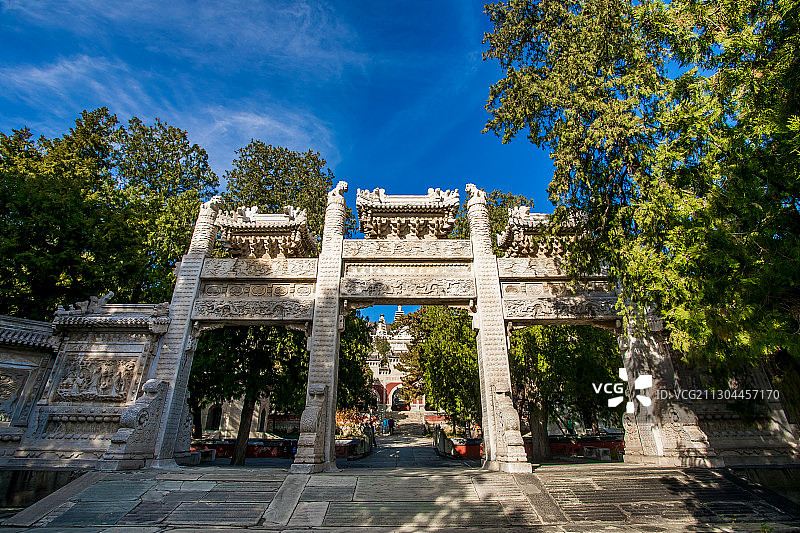 北京香山碧云寺图片素材