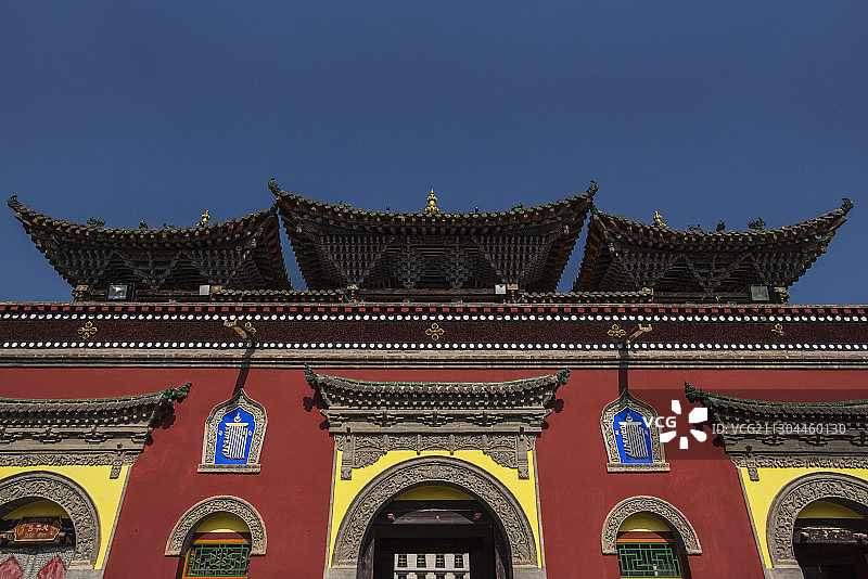 中国青海省西宁市湟中县鲁沙尔镇塔尔寺图片素材