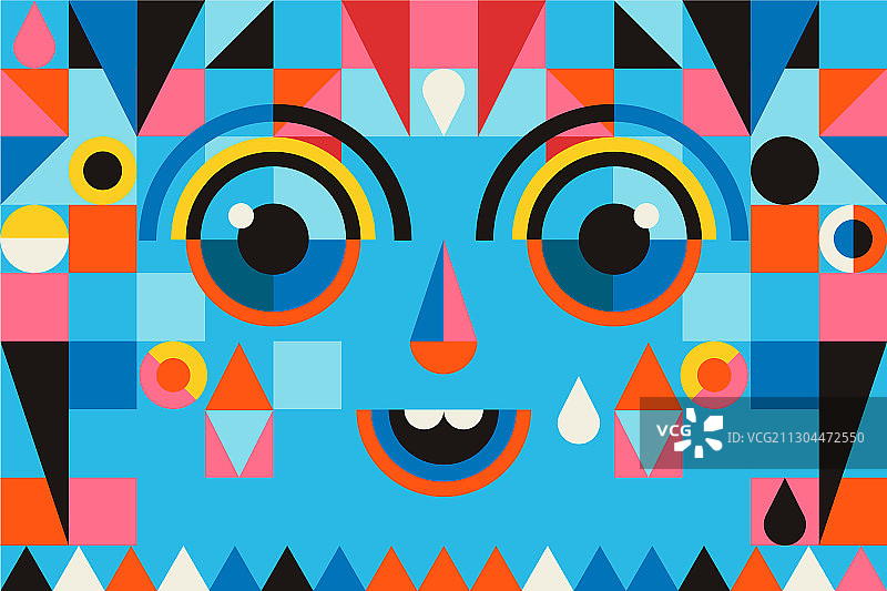 街头风几何抽象背景图片素材