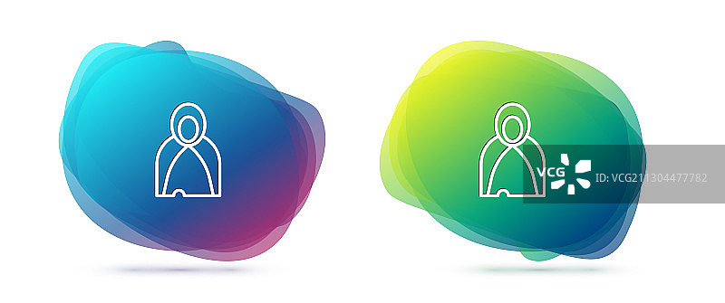 斗篷披肩图标图片素材