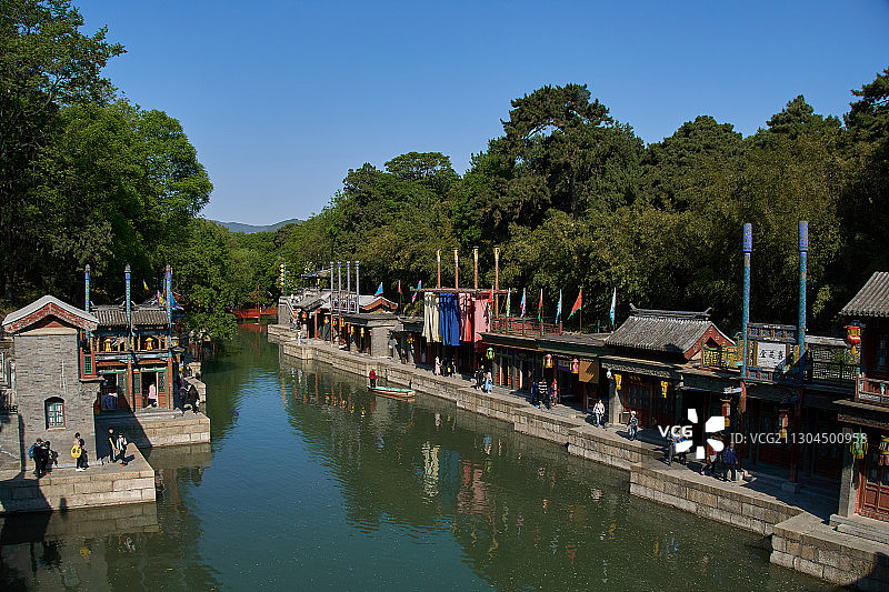 北京颐和园风光图片素材