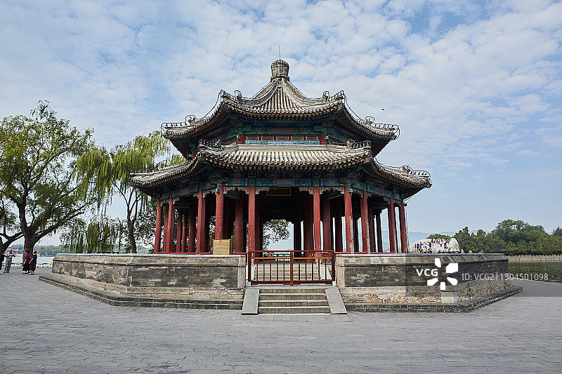 北京颐和园建筑图片素材