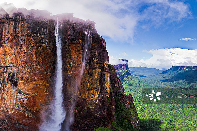 委内瑞拉天使瀑布图片素材