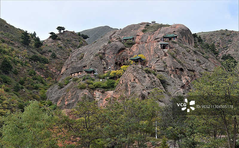 宁夏须弥山石窟群图片素材