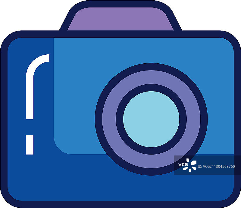 白色背景上的相机图标相机符号图片素材