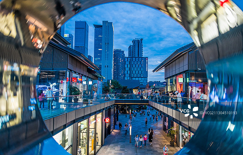 成都太古里夜景图片素材