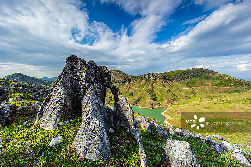 云南省玉溪市华宁县将军山风光图片素材