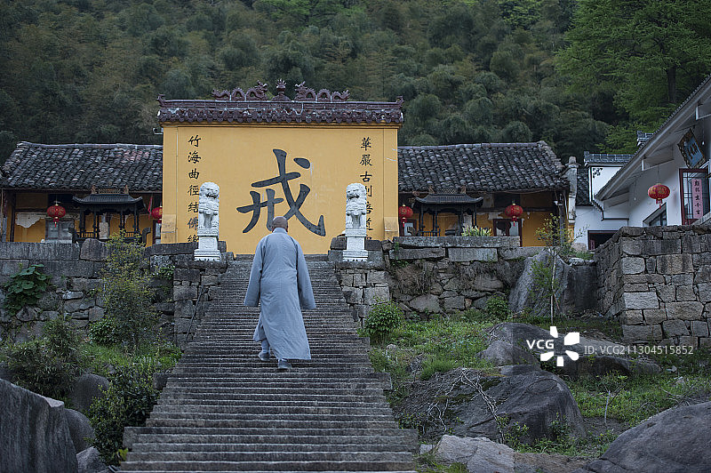 安徽省九华山翠峰寺图片素材