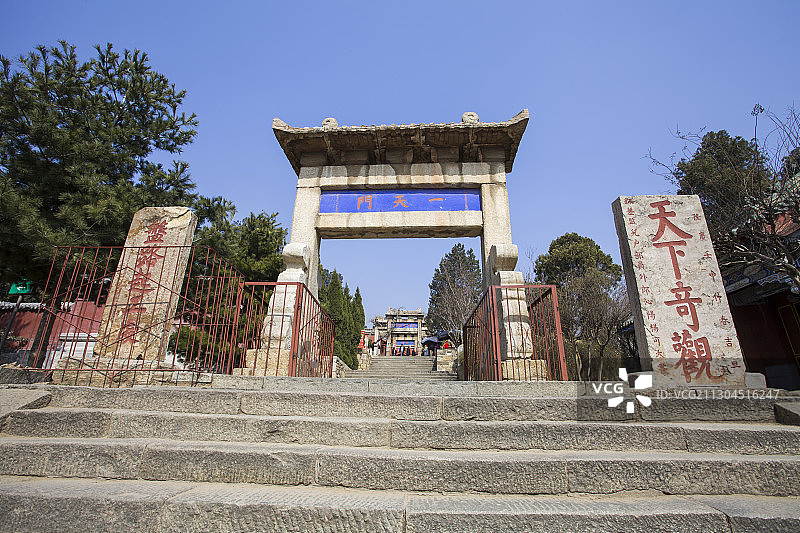 泰山红门图片素材