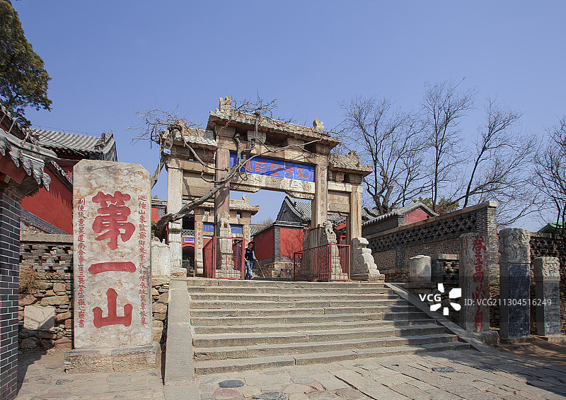 泰山红门图片素材