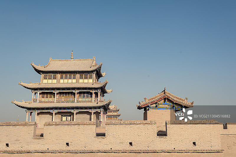 嘉峪关城楼图片素材