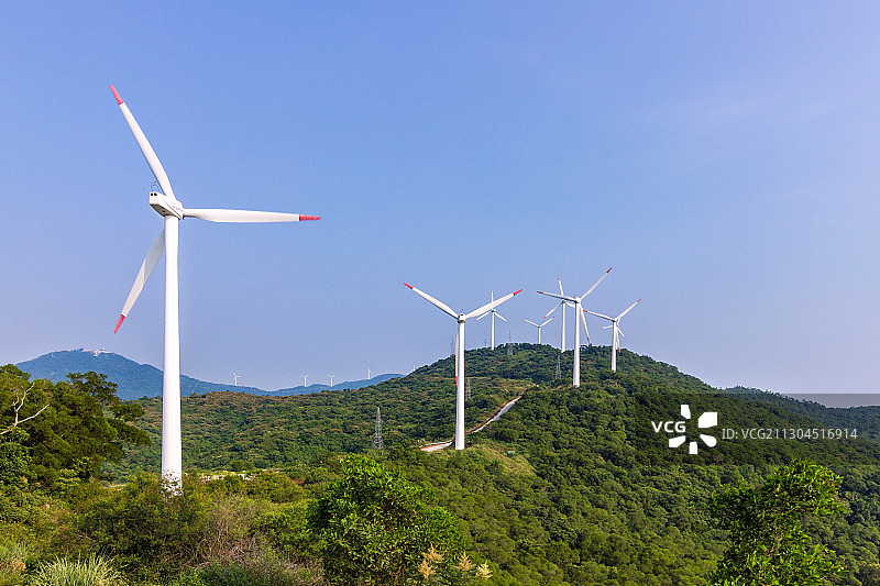 广东省阳江海陵岛风车山图片素材