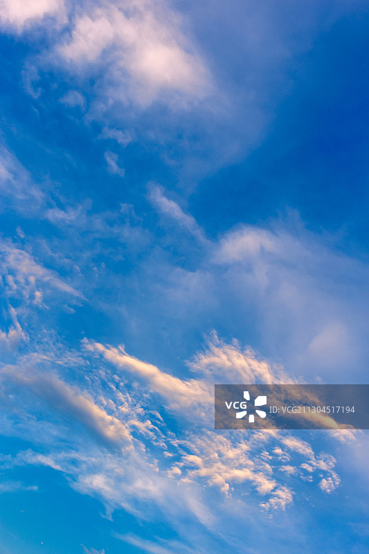 天空中的晚霞图片素材