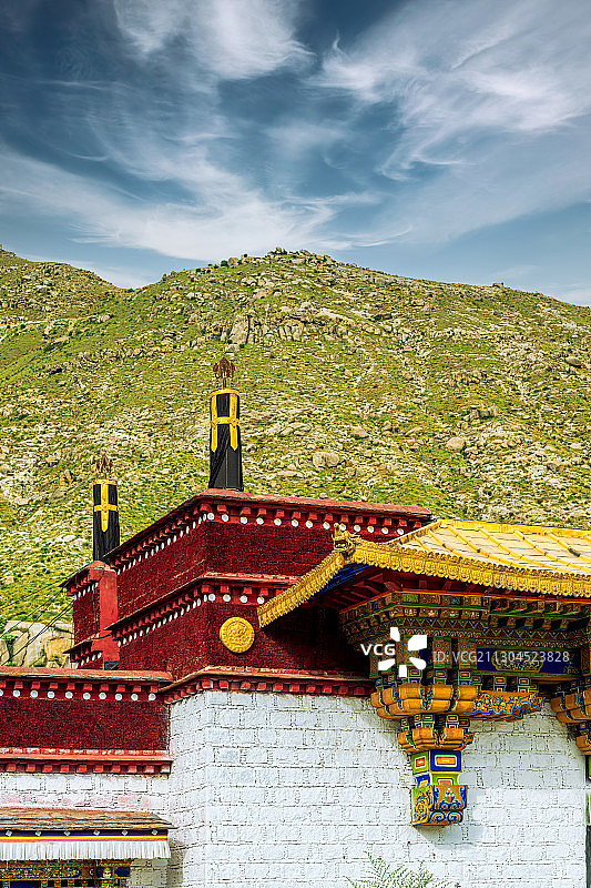 色拉寺一角图片素材