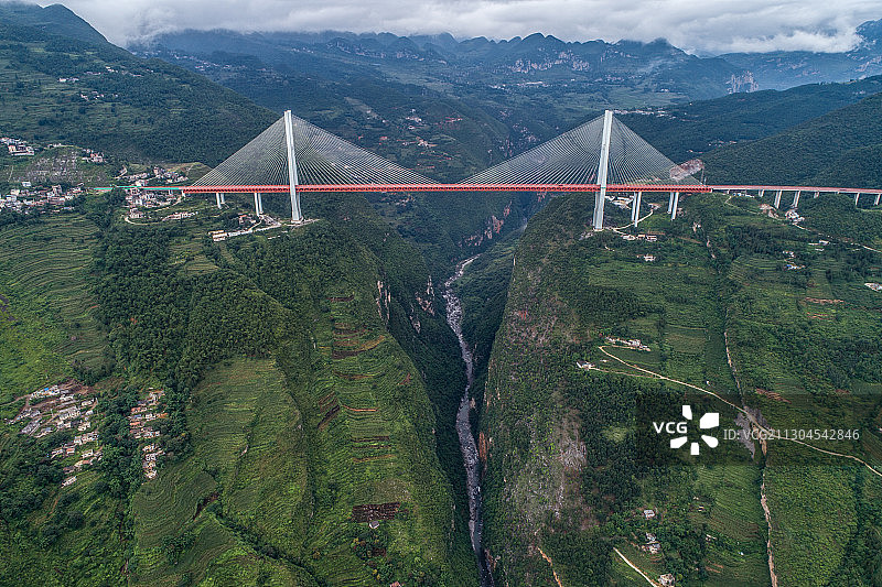 世界第一高桥北盘江大桥图片素材