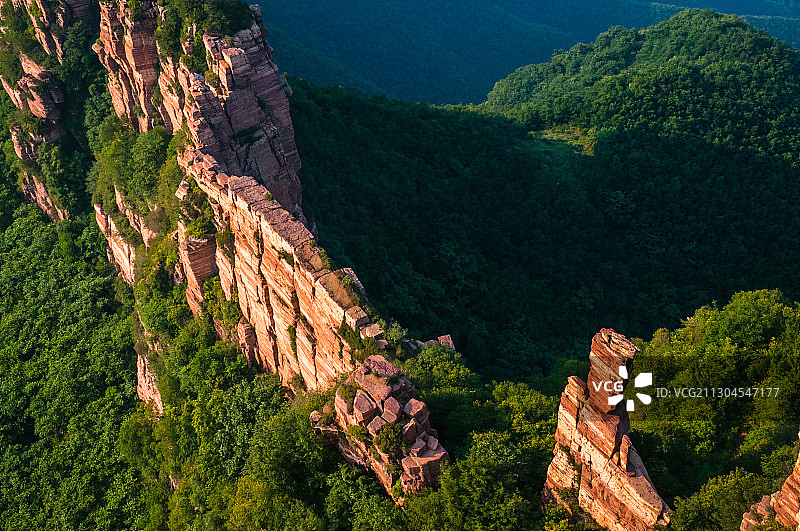 河北嶂石岩九女峰图片素材