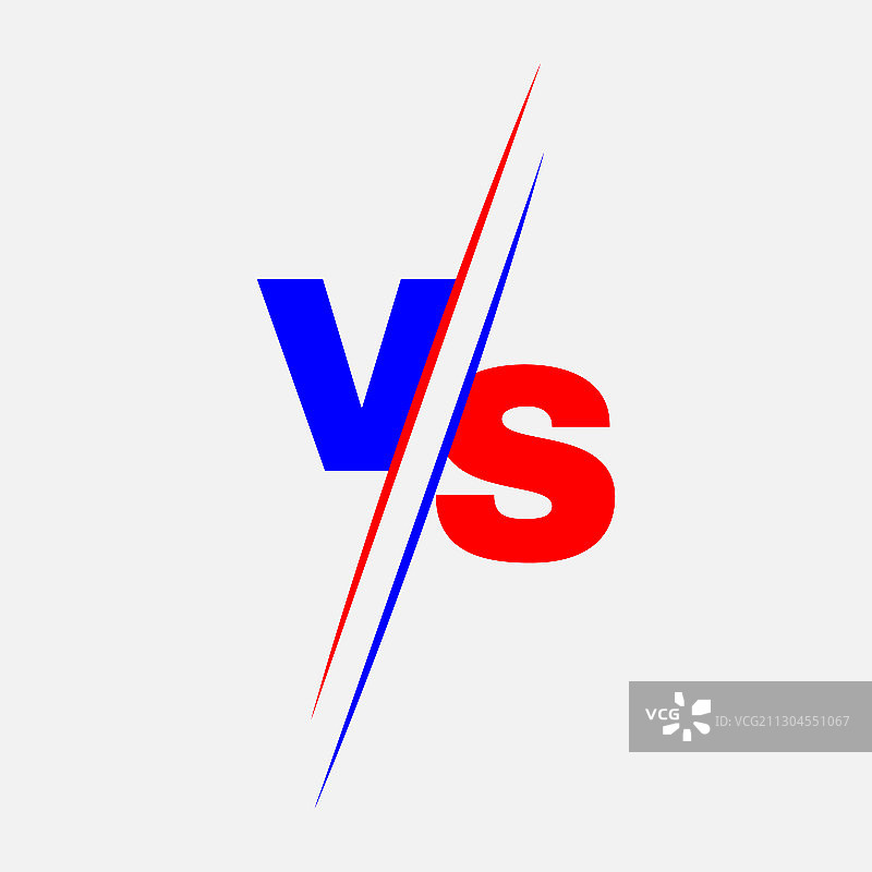 用于体育比赛战斗比赛的VS字母图片素材