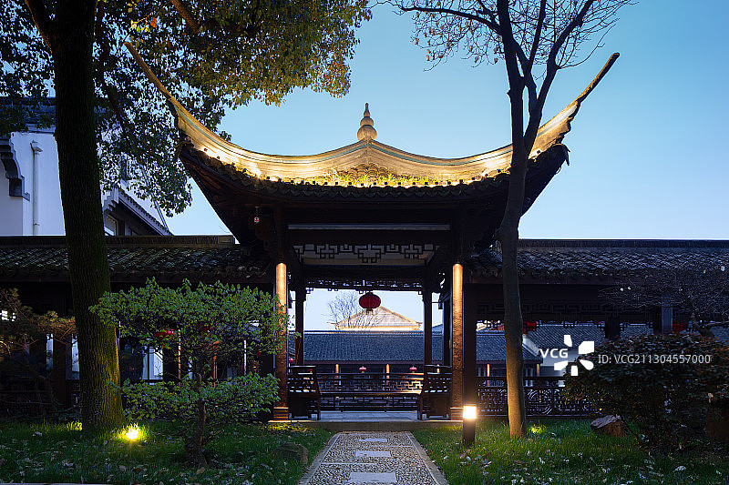 亭台楼阁图片素材