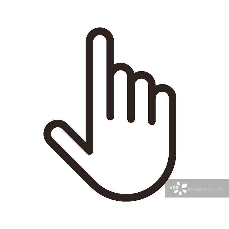 点击图标指示器图片素材