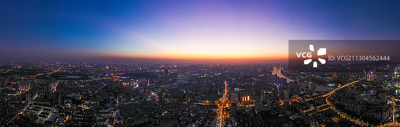 广州市海珠区全景图图片素材