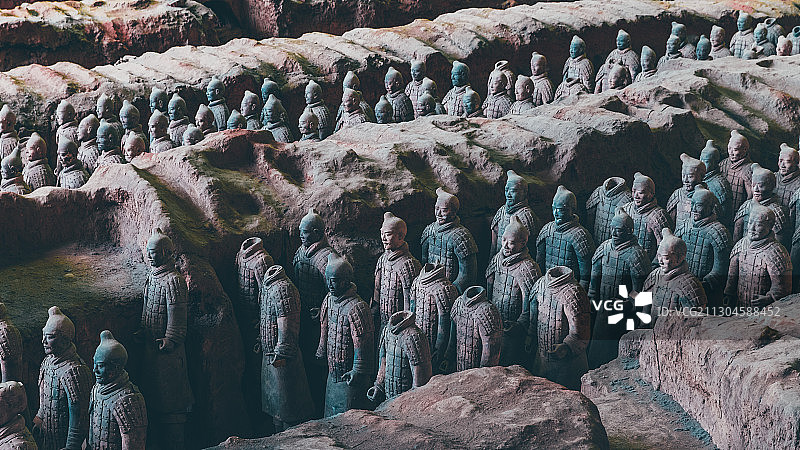 秦始皇兵马俑图片素材
