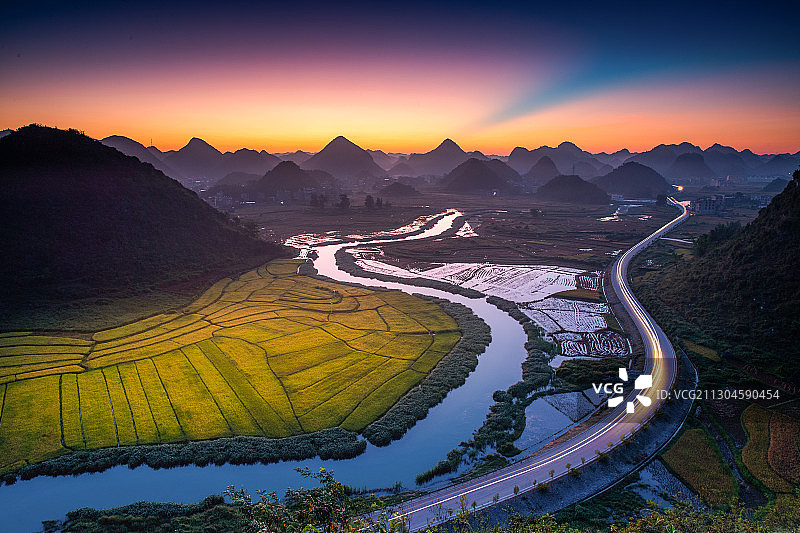 云南省文山州广南县八宝风光图片素材