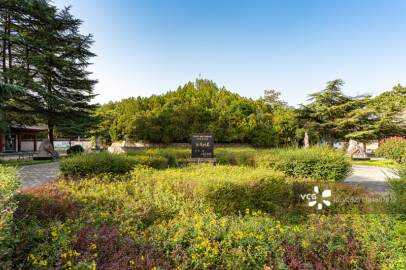 陕西礼泉县昭陵博物馆徐懋功墓图片素材